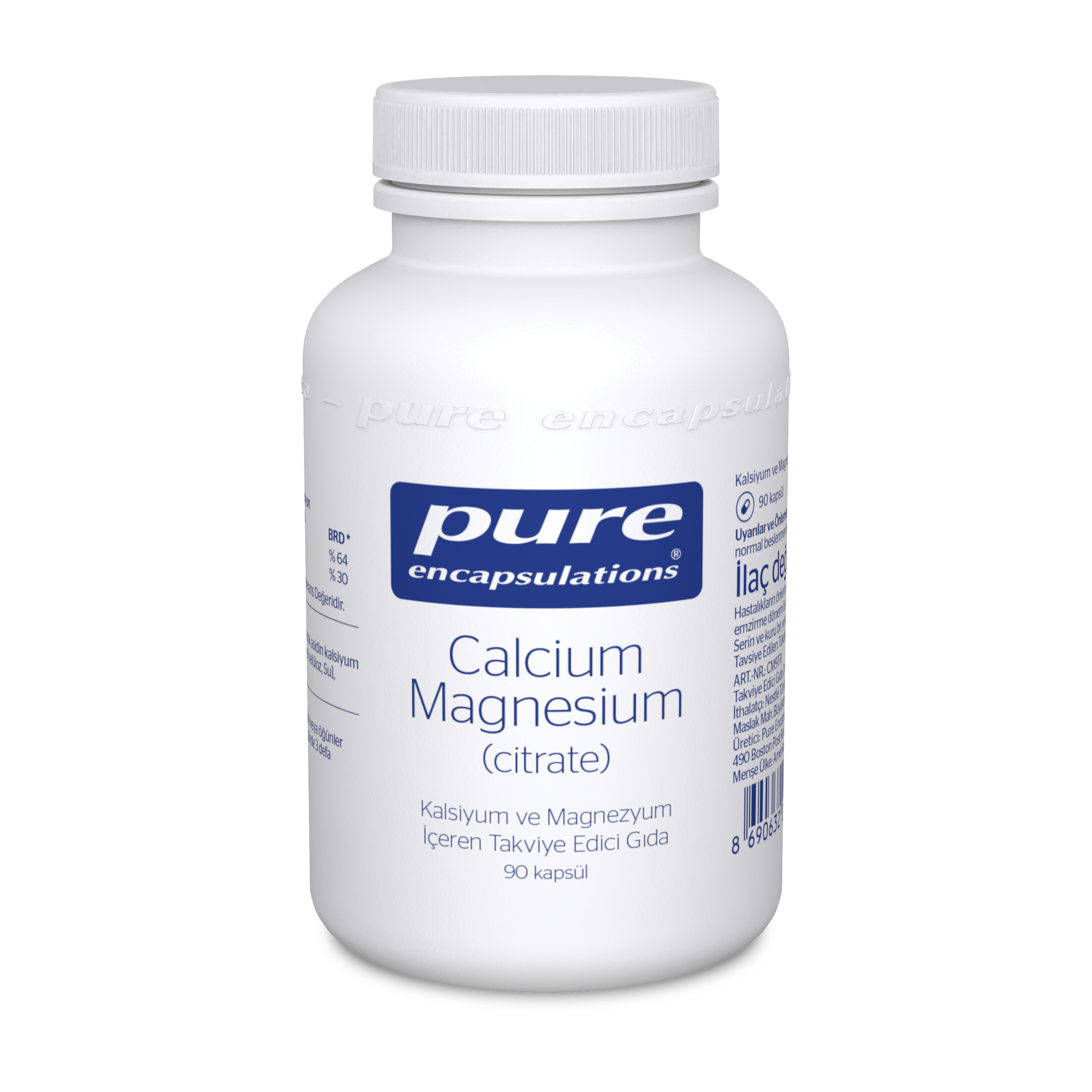 Calcium Magnesium citrate Pure Encapsulations